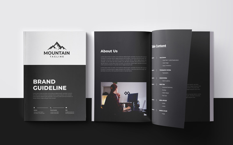 Brand Logo Guidelines Template Magazine Template