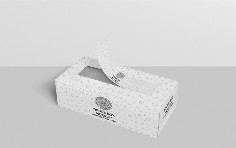 Tissue Box - Tissue Paper Box Mockup Product Mockup