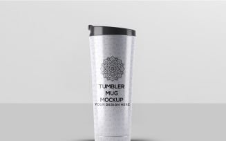 Travel Tumbler Mug Mockup