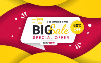 Vector sale banner set promotion with color background and super offer banner template ideas