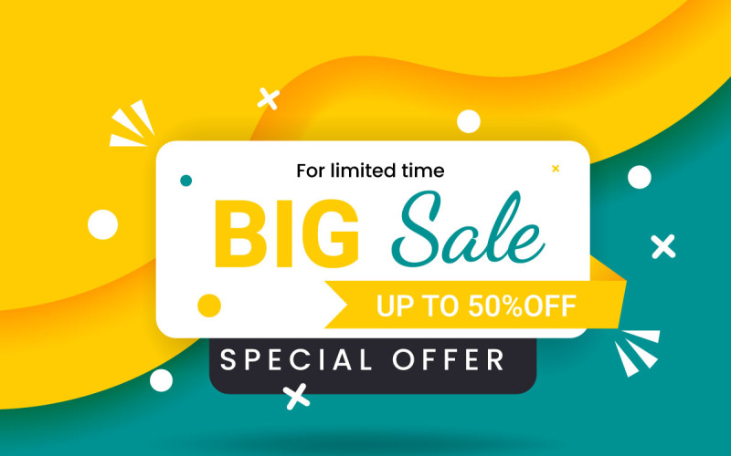 Vector sale banner set promotion with color background and super offer banner template Illustration