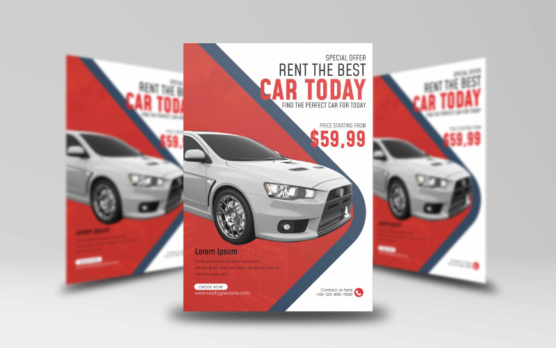 Car Today Flyer Template 2 Corporate Identity