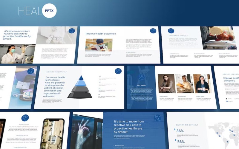 Heal - Medic Theme Powerpoint Template PowerPoint Template