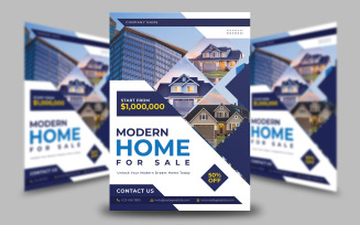 Modern Home For Sale Flyer Template 8