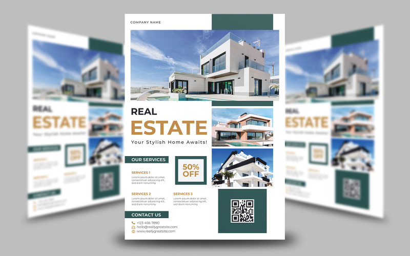 Real Estate Flyer Template 7 Corporate Identity