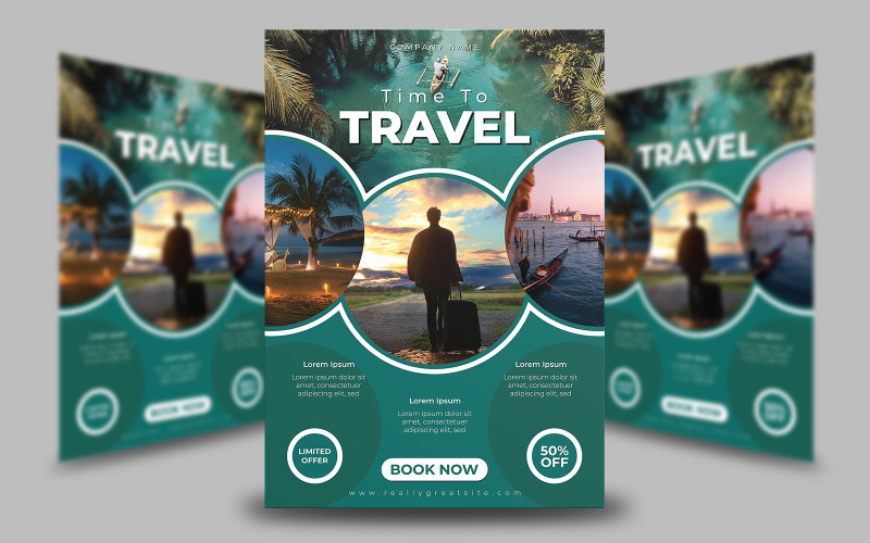 Time to Travel Flyer Template 2 Corporate Identity