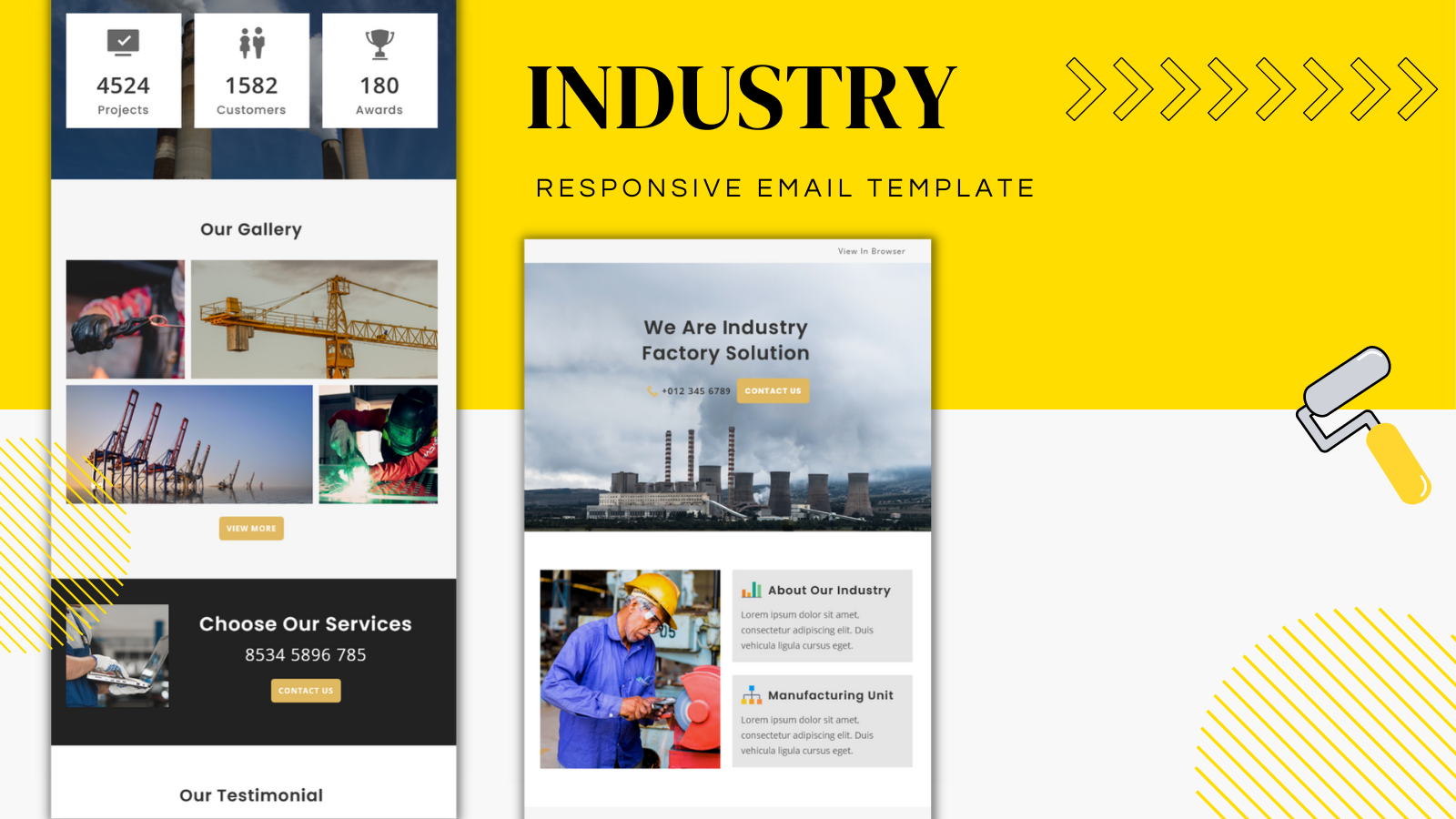 Industry – Multipurpose Responsive Email Template