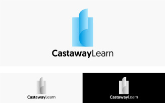 Castaway Learn Logo Template
