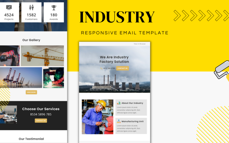 Industry – Multipurpose Responsive Email Template Newsletter Template