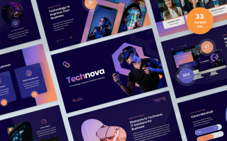 Technova - IT & Technology Company Google SlidesTemplate