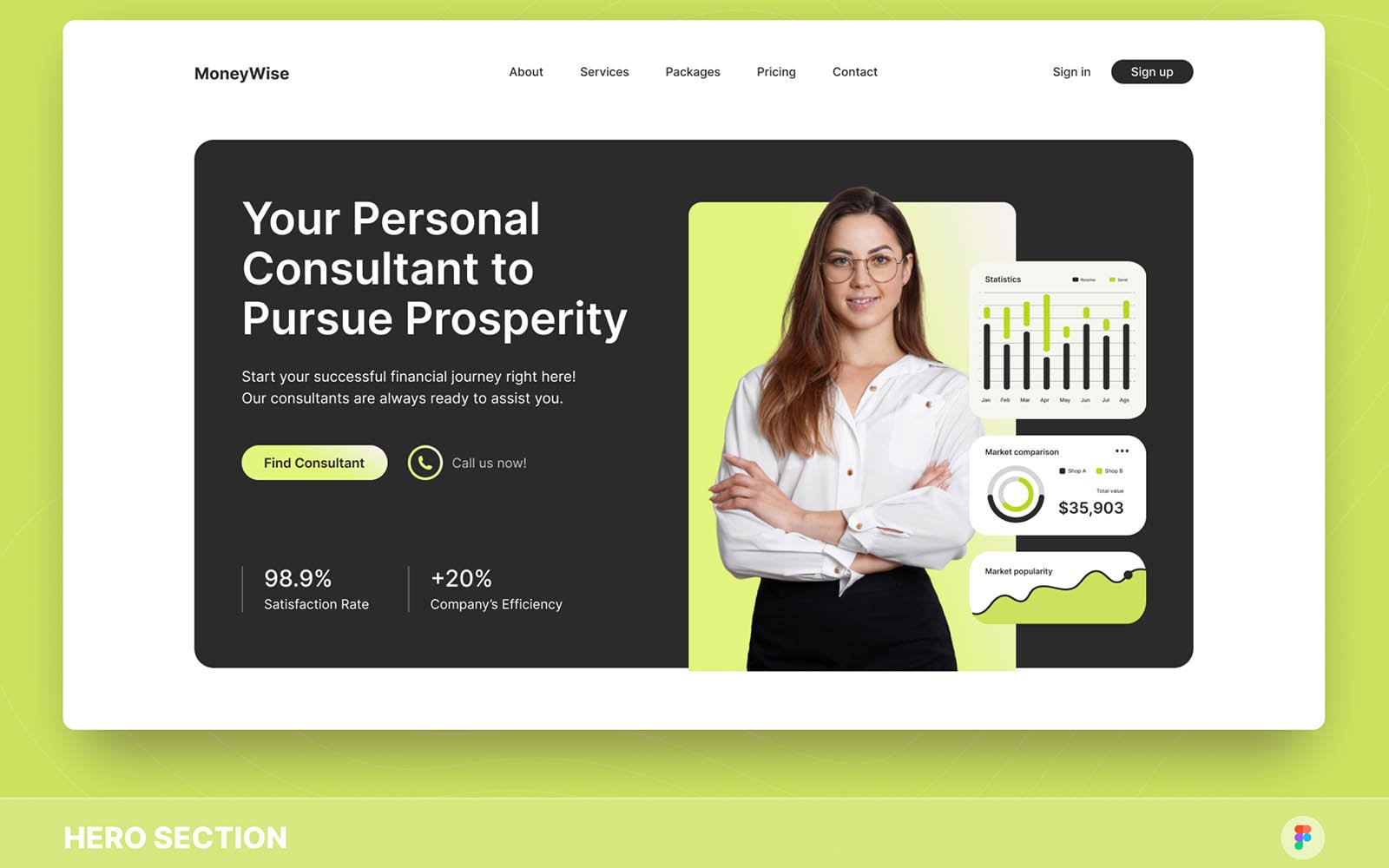 Template #344522 Consultant Figma Webdesign Template - Logo template Preview