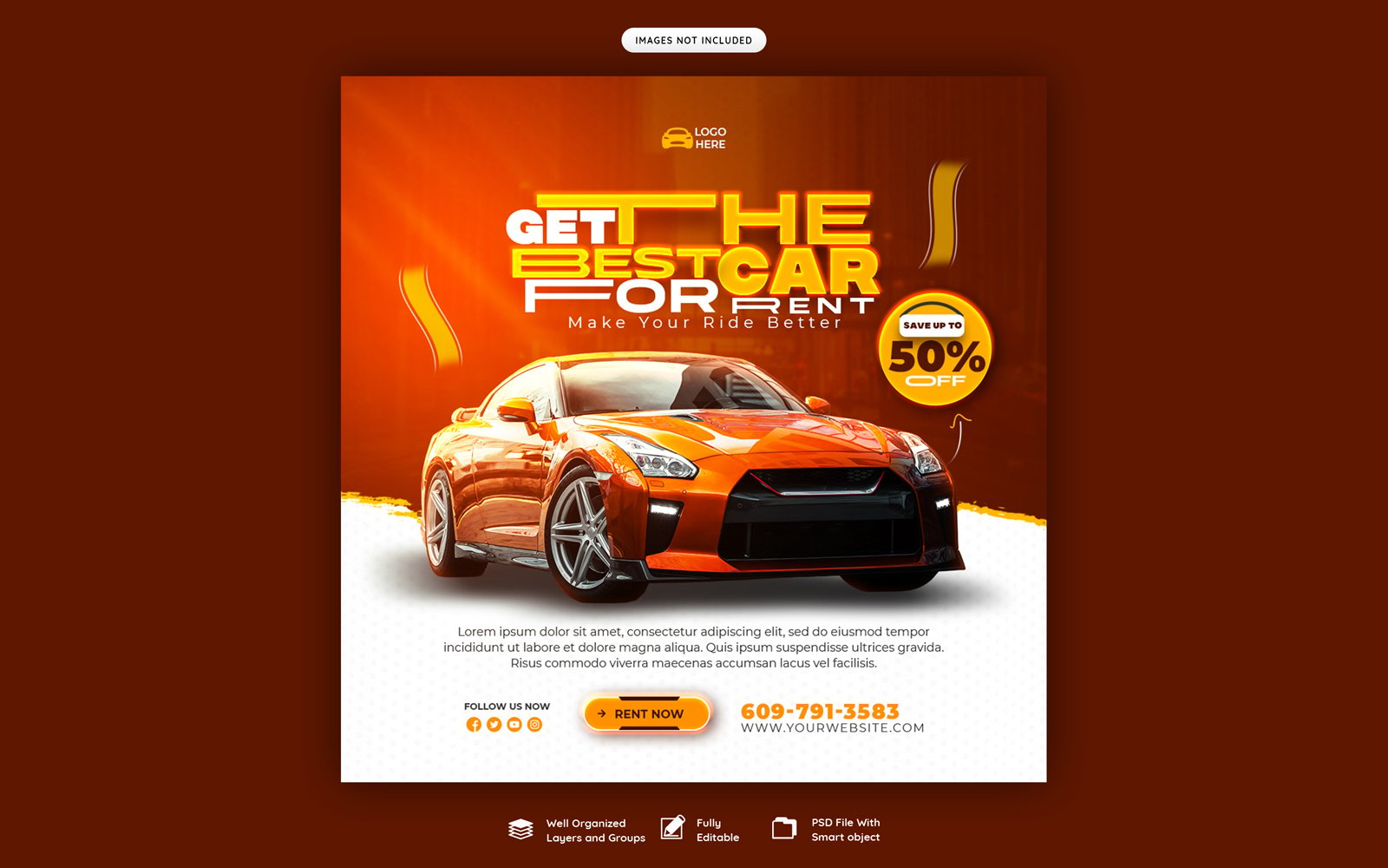Template #344541 Post Car Webdesign Template - Logo template Preview
