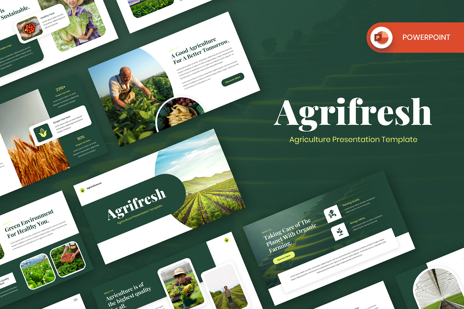 Kit Graphique #344557 Agriculture Farming Divers Modles Web - Logo template Preview