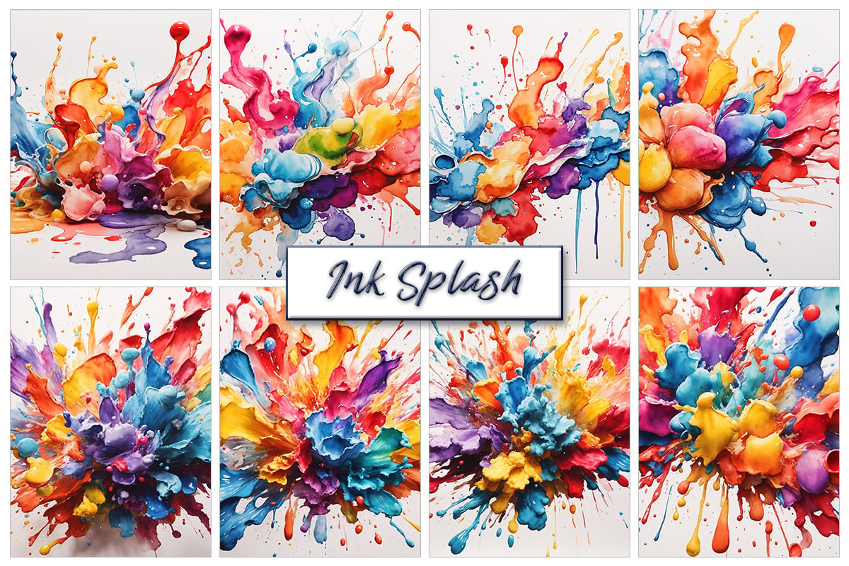 Kit Graphique #344560 Paint Splash Divers Modles Web - Logo template Preview