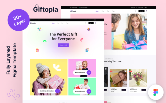 Giftopia Gift Shop Figma Template