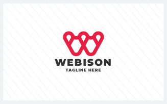 Webison Letter W Pro Logo Template