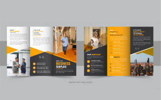 Creative trifold business brochure design
