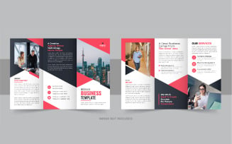 Modern business trifold brochure
