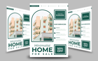 Modern Home For Sale Flyer Template 9