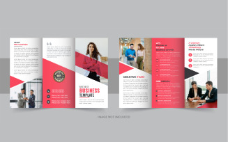 Modern tri fold business brochure design