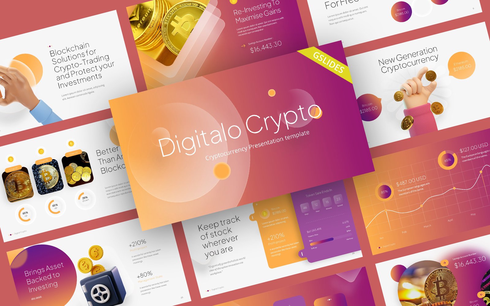 Kit Graphique #344736 Bit Blockchain Web Design - Logo template Preview