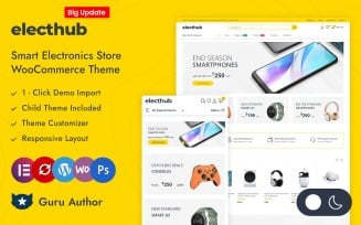 Electhub - Smart Electronic Gadgets Store Elementor WooCommerce Responsive Theme
