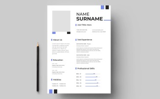 General and minimal cv resume template