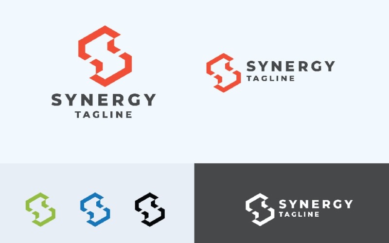 Letter S - Synergy Pro Logo Logo Template