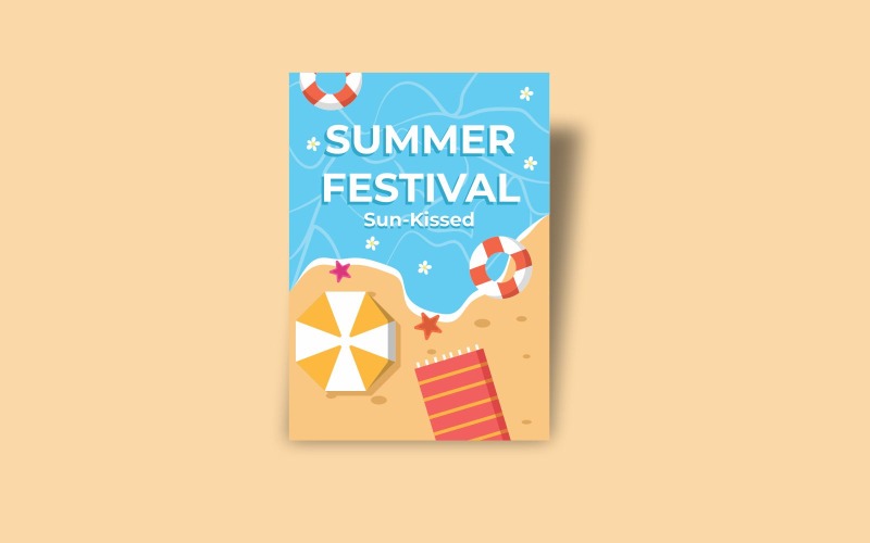 Summer Festival Flyer Template 2 Corporate Identity
