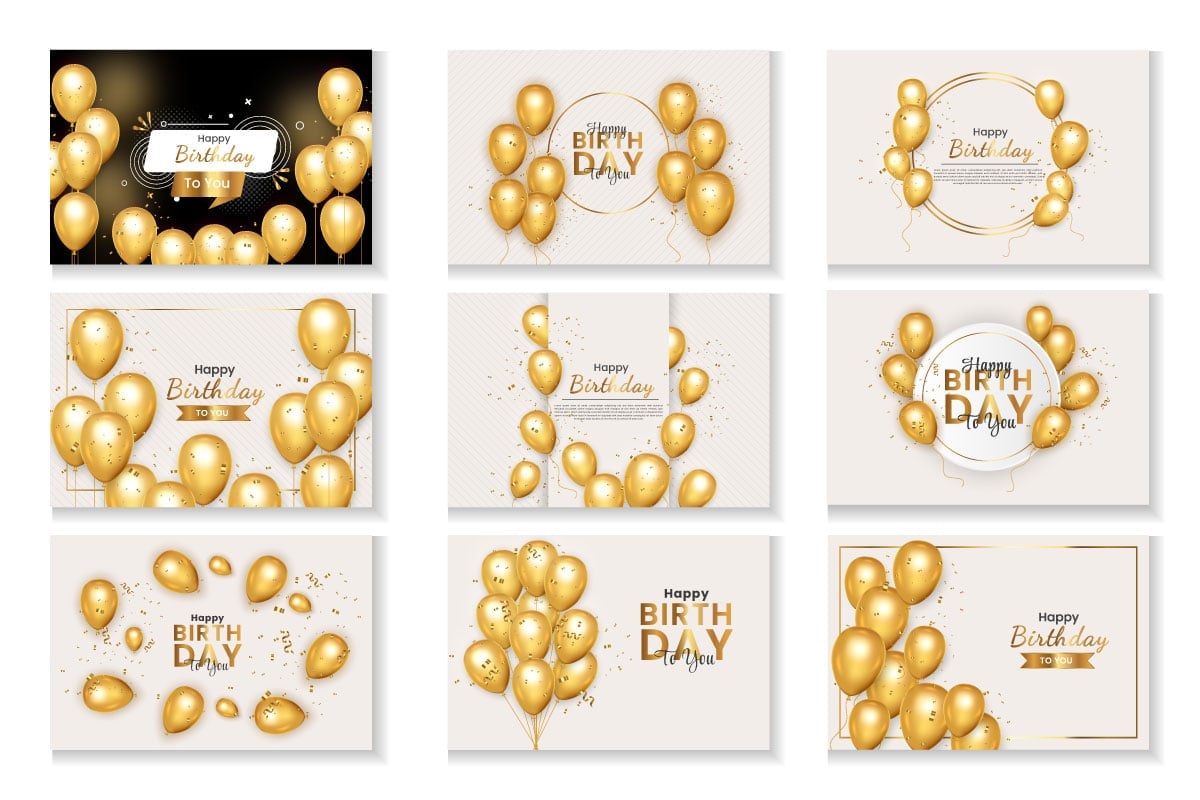 Kit Graphique #344814 Birthday Happy Divers Modles Web - Logo template Preview