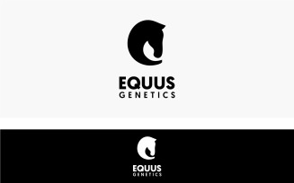 Equues Genitis Logo Design Template