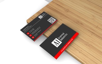 Fully Editable Professional Visiting Card Template