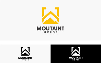 Moutain House Logo Desgn Template