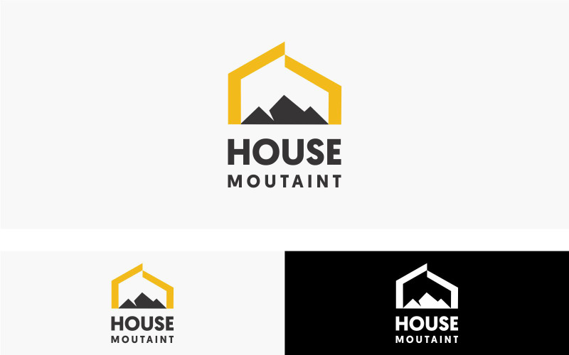 Moutaint House Logo Design Template Logo Template