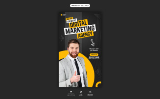 We Are Creative Digital Marketing Agency Social Media Post Template