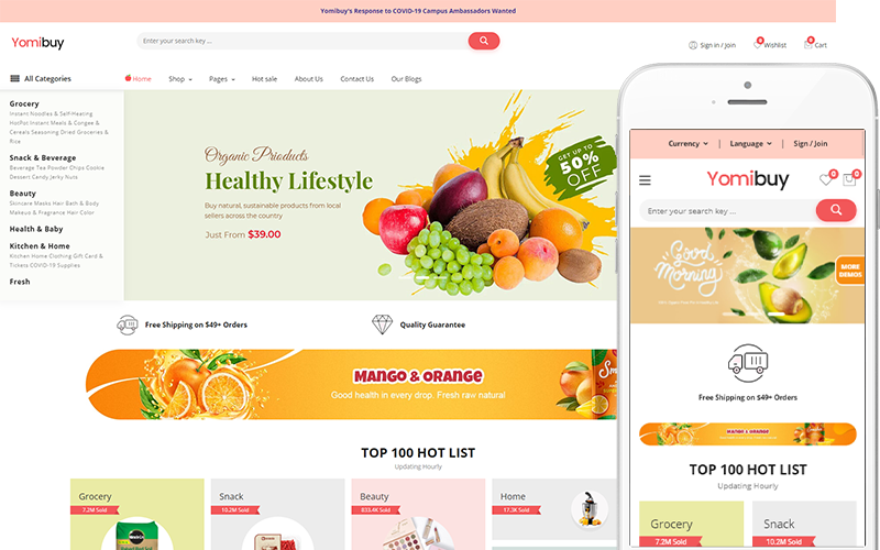 Template #344990 Supermarket Theme Webdesign Template - Logo template Preview