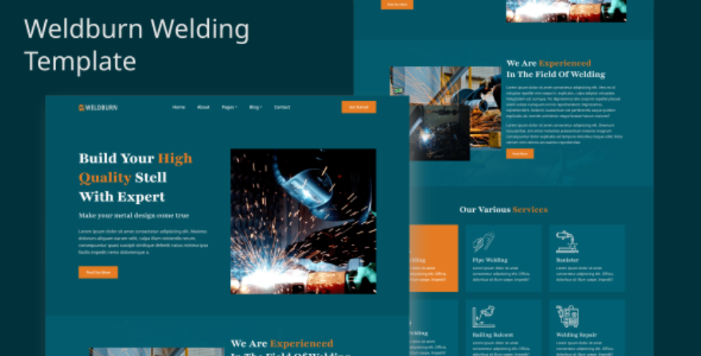 Weldburn - Welding Metal And Steelworks HTML Template