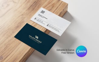 Business Card Template Canva & Word