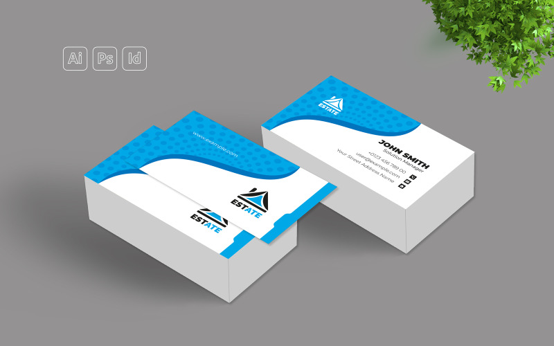 Clean Design Business Card Corporate Identity