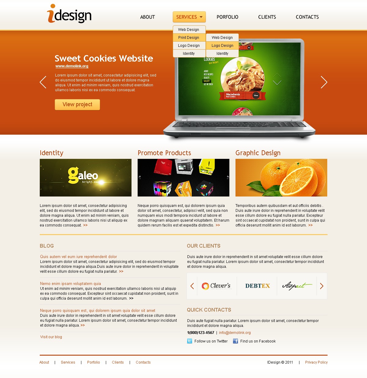 Joomla Vorlage 34570 für  Design