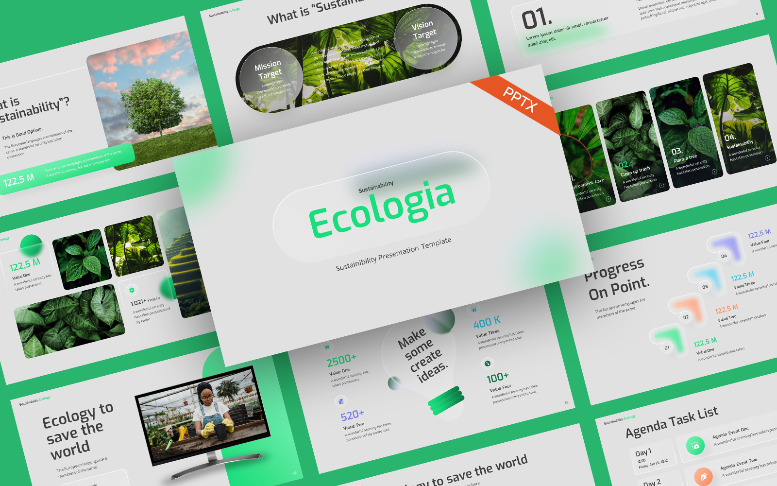 Kit Graphique #345010 Botany �cologie Web Design - Logo template Preview