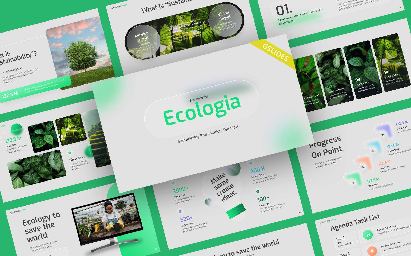 Template #345012 Ecology Environment Webdesign Template - Logo template Preview