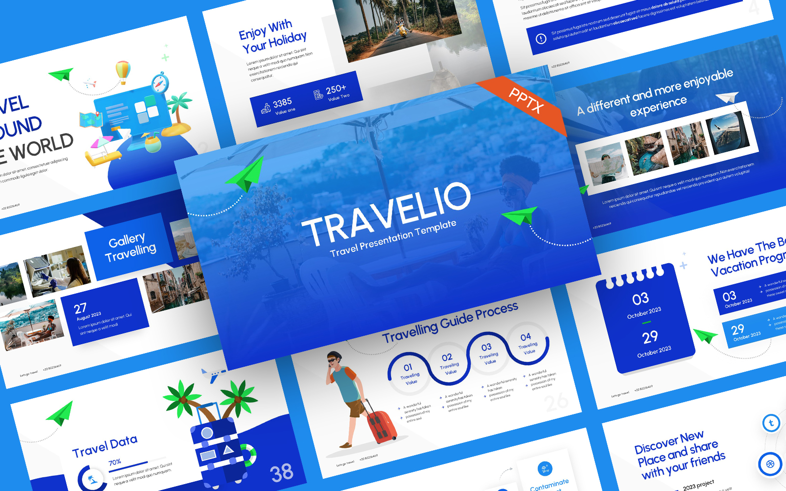 Template #345030 Beach Blue Webdesign Template - Logo template Preview