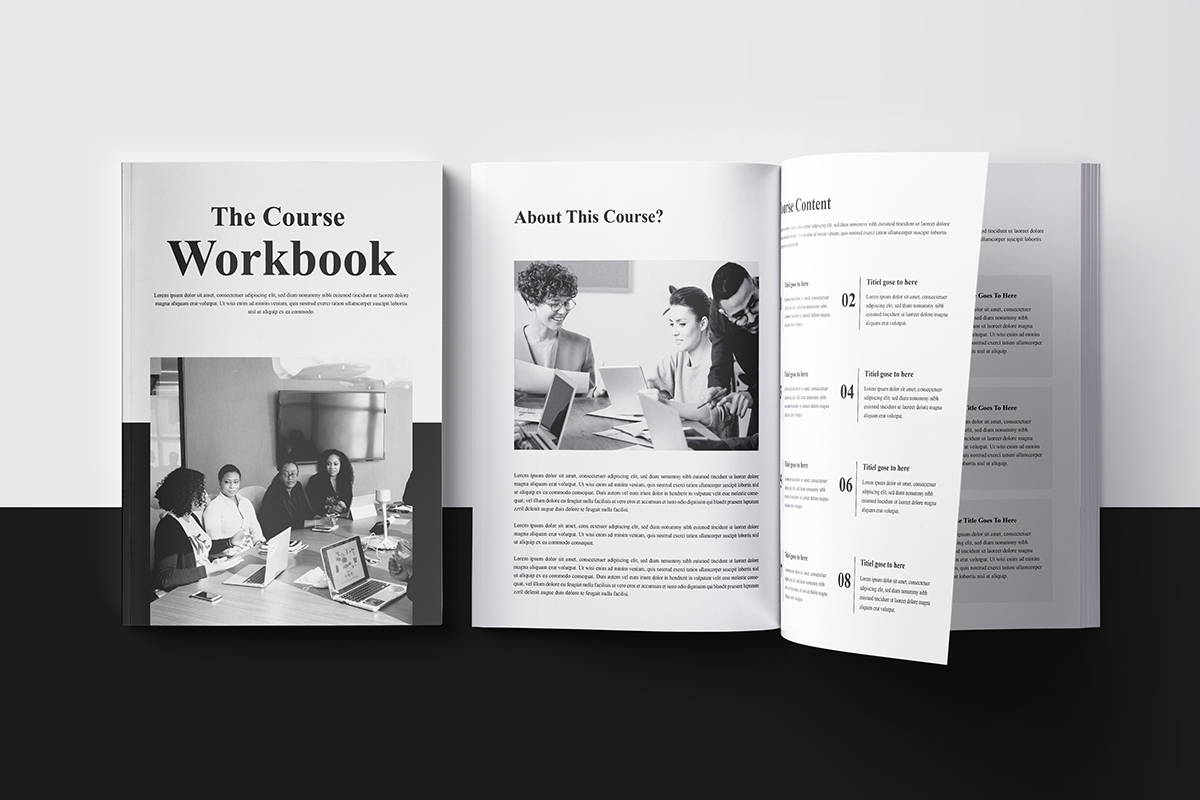 Template #345059 Workbook Workbook Webdesign Template - Logo template Preview