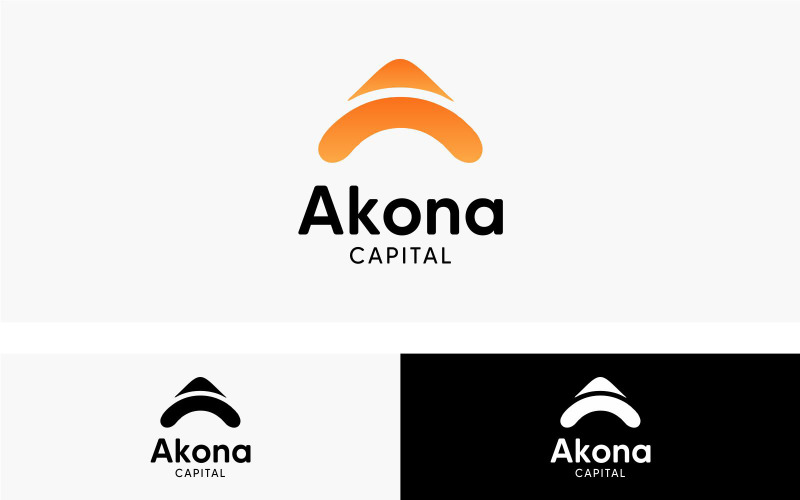 Akona Capital Logo Design Template Logo Template