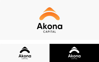 Akona Capital Logo Design Template
