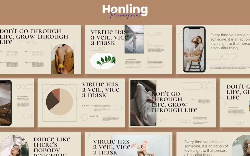 Honling - Aesthetic Powerpoint PowerPoint Template