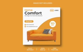Minimal Furniture Social Media Post Template