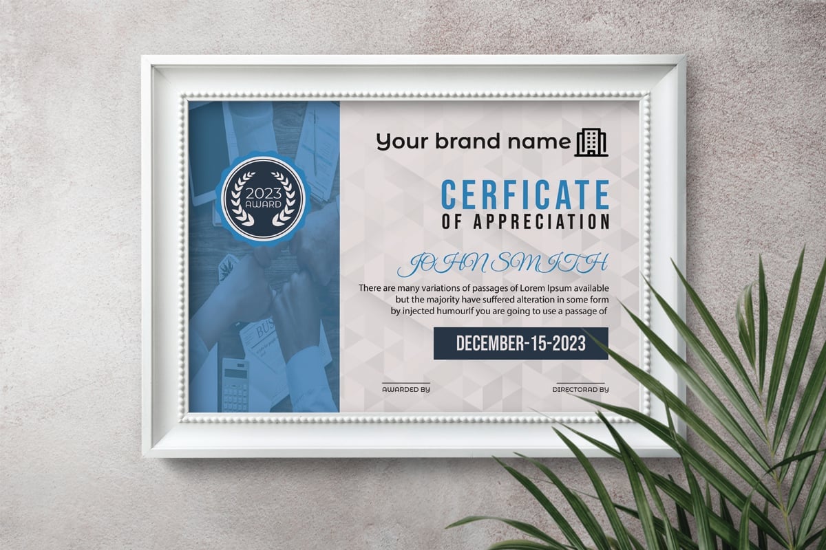 Template #345160 Award Background Webdesign Template - Logo template Preview