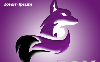 Fox Unique logo 100% Editable